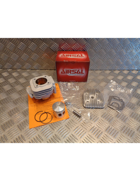 cylindre piston culasse airsal alu sport diam 46 mm scooter mbk 50 booster next