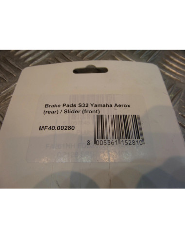 jeu plaquette frein motoforce scooter mbk 50 nitro stunt