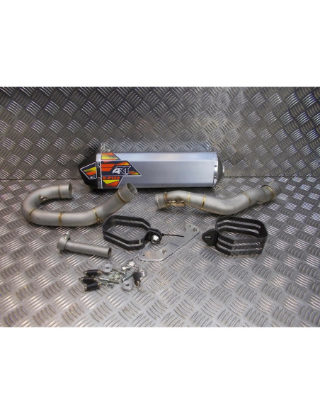 ligne pot echappement inox art b-p122 silencieux alu moto husqvarna fe 501 76906