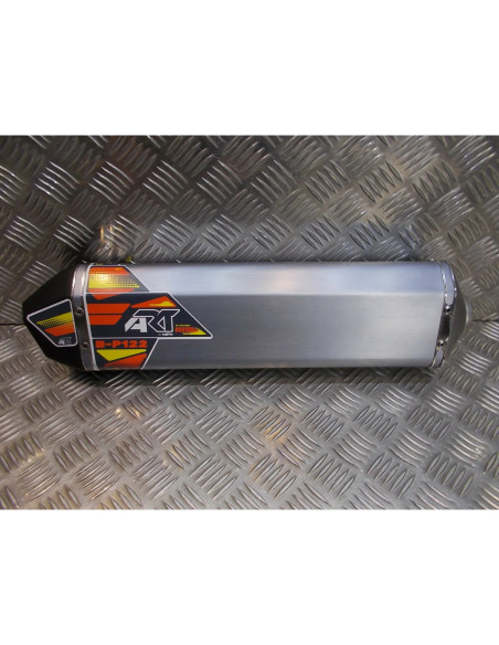 ligne pot echappement inox art b-p122 silencieux alu moto husqvarna fe 501 76906