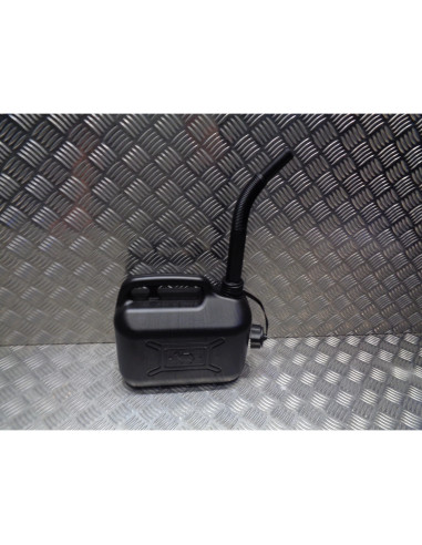 jerrican jerrycan bidon plastique noir 5 litre avec bec verseur essence gazoil b