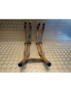 collecteur pot echappement moto honda cb 750 c custom rc06 2