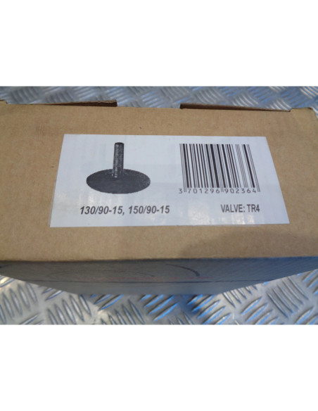 chambre a air 130 / 90 - 15 150 / 90 - 15 valve tr4 pour scooter moto.