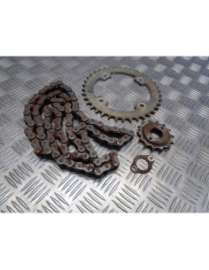kit chaine pignon couronne quad kymco 250 mxu rfbl6000