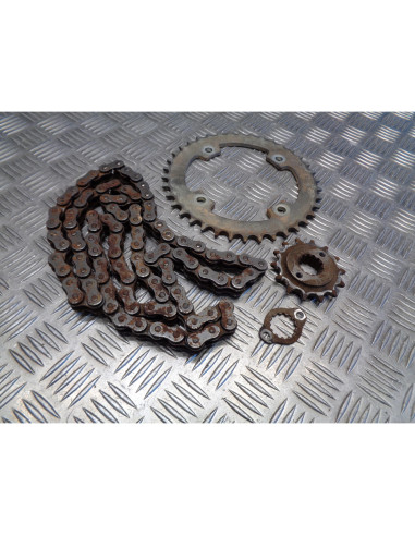kit chaine pignon couronne quad kymco 250 mxu rfbl6000