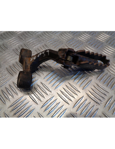 platine repose cale pied avant droit moto suzuki 650 dr