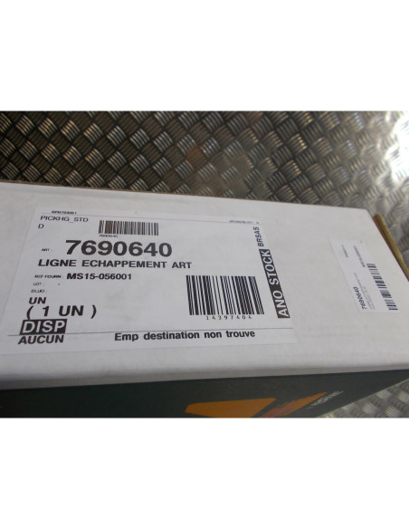 ligne pot echappement inox art b-p122 silencieux alu moto husqvarna fe 501 76906