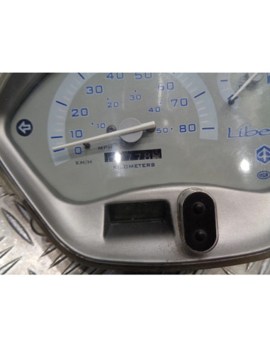 compteur vitesse tableur bord 7778kms scooter piaggio 50 liberty 2 temps c42500