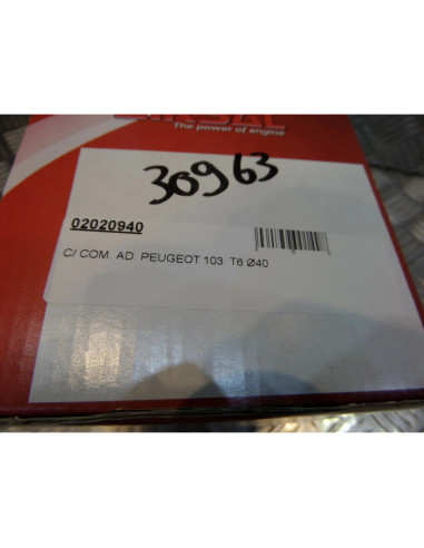 cylindre piston mono diam 40 mm airsal 02020940 mobylette cyclomoteur peugeot 50