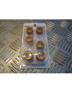 6 galets variateur tnt racing ceramic 20 x 14,6 mm - 13,5 gr scooter honda kymco