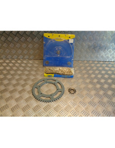 kit chaine renforce pas 420 pignon 12 x couronne 52 dents moto peugeot 50 xr6 sa