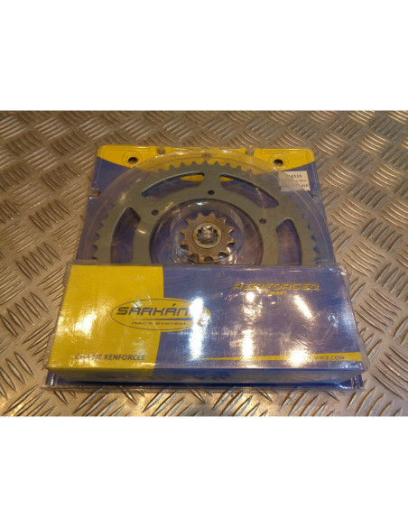 kit chaine renforce pas 420 pignon 12 x couronne 52 dents moto peugeot 50 xr6 sa