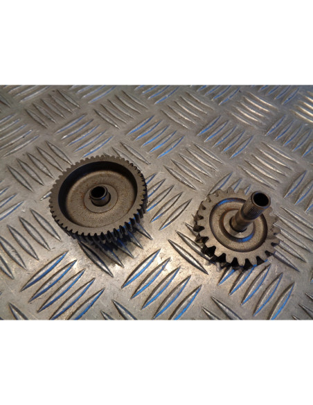 2 x pignon entre roue libre et demarreur scooter honda fjs 600 silverwing 2002