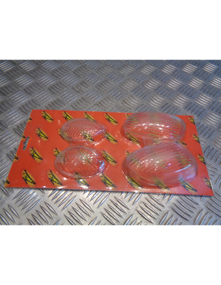 4 x cabochon clignotant avant arriere scooter mbk 50 ovetto neos 1997 - 2007