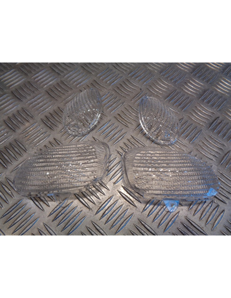 4 x cabochon clignotant avant arriere scooter mbk 50 ovetto neos 1997 - 2007