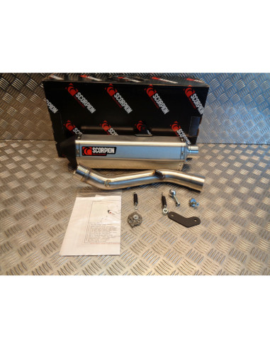 pot echappement silencieux scorpion serket inox brosse moto kawasaki z 800 RKA98