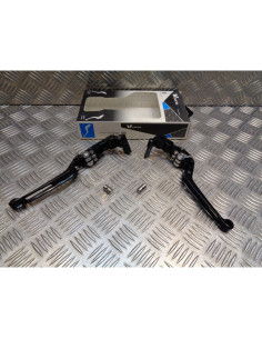 jeu levier frein embrayage noir v parts repliable moto buell LV-FL(L23-R18) bihr