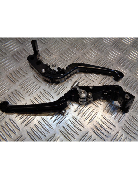 jeu levier frein embrayage noir v parts repliable moto buell LV-FL(L23-R18) bihr