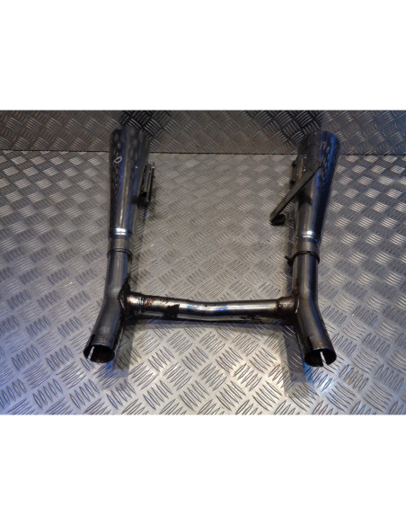 lot 2 silencieux jama pot echappement moto kawasaki en 450 ltd en450a