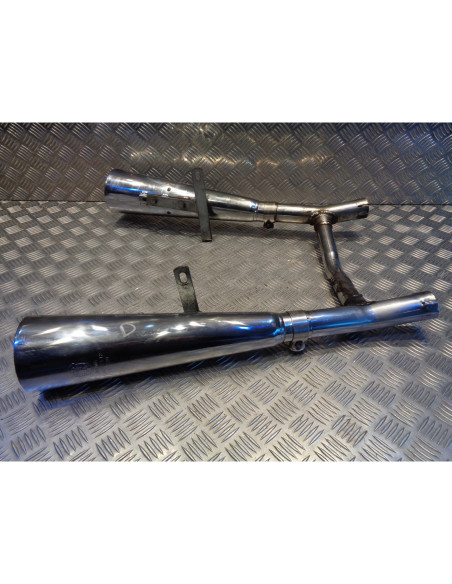 lot 2 silencieux jama pot echappement moto kawasaki en 450 ltd en450a