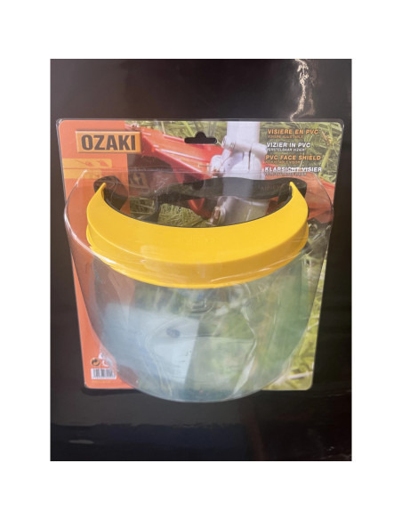 Visiere ecran plastique masque OZAKI protection visage debroussaillage jardinage