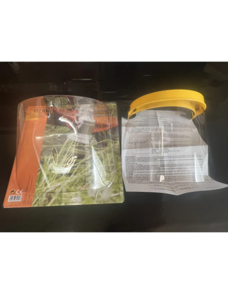 Visiere ecran plastique masque OZAKI protection visage debroussaillage jardinage