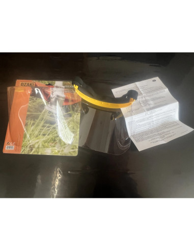 Visiere ecran plastique masque OZAKI protection visage debroussaillage jardinage