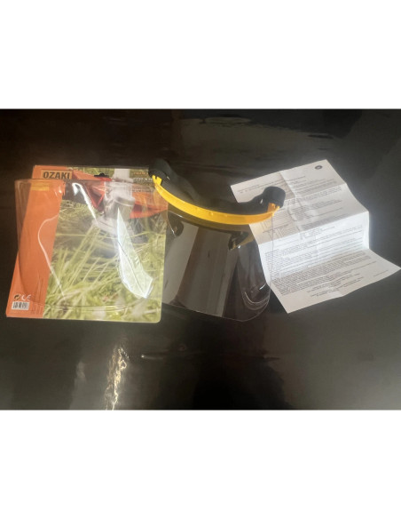 Visiere ecran plastique masque OZAKI protection visage debroussaillage jardinage