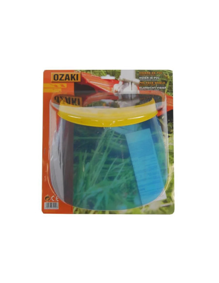 Visiere ecran plastique masque OZAKI protection visage debroussaillage jardinage