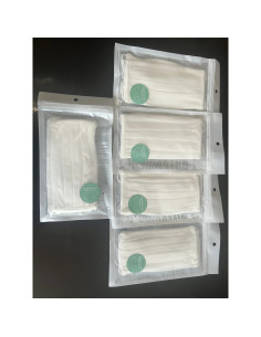 Lot de 10 Masques de Protection UNS1 Lavables et Réutilisables pour Adultes