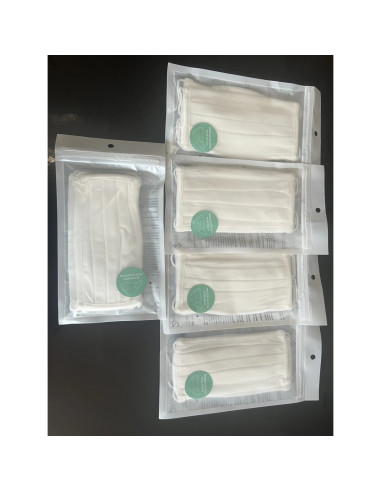 Lot de 10 Masques de Protection UNS1 Lavables et Réutilisables pour Adultes