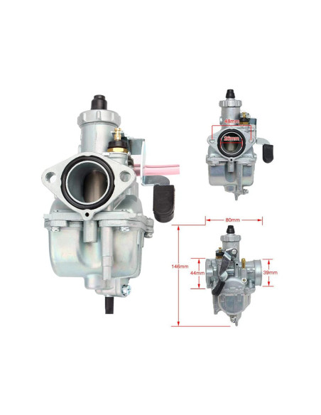 carburateur 26 mm vm22 lifan dirt bike dax quad buggy skyteam 50 110 125 140 chi