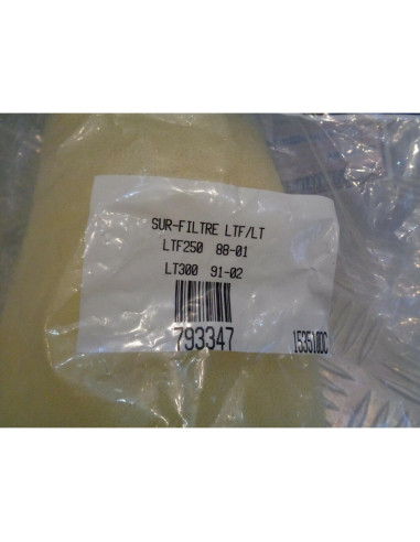 sur filtre mousse twin air twinair 153510DC quad suzuki 250 300 ltf 1988 - 02 bi