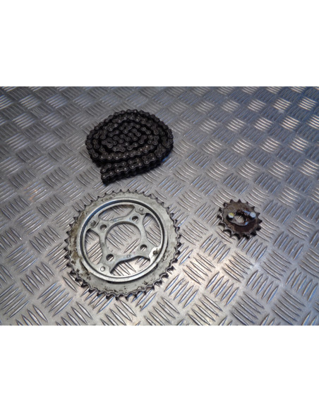 kit chaine couronne pignon moto honda 125 cbr jc34a mlhjc34a