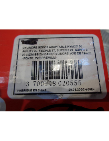 cylindre piston diam 12 scooter kymco 50 agility 2 temps people super 8 9 ...