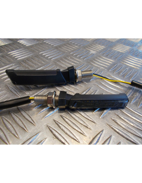 2 x clignotant universel adaptable led ip68 moto scooter quad ...