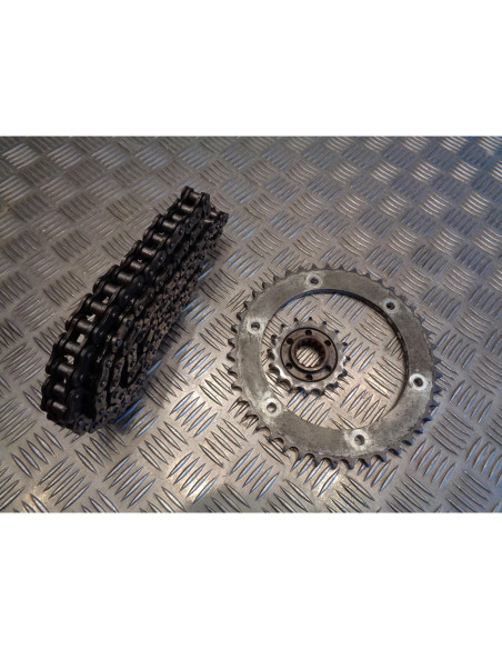 kit chaine couronne pignon moto honda vfr 750 f rc36 1992