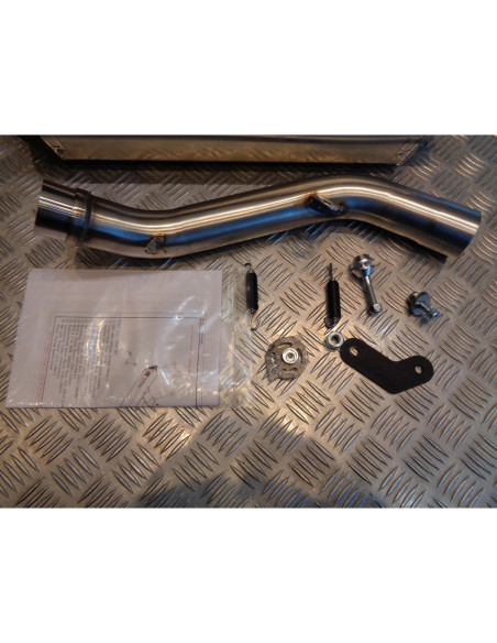 pot echappement silencieux scorpion serket inox brosse moto kawasaki z 800 RKA98