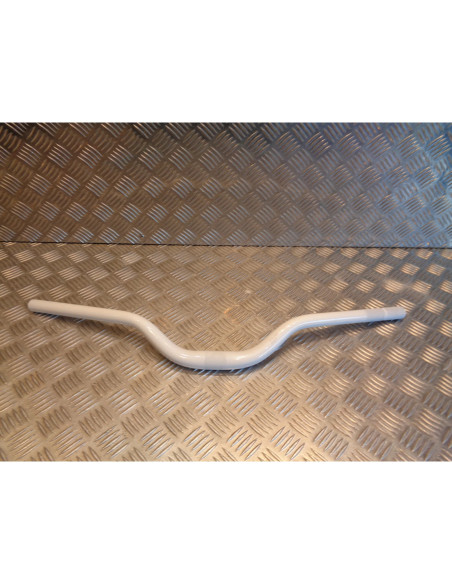 guidon alu blanc street bike oversize pour potence scooter