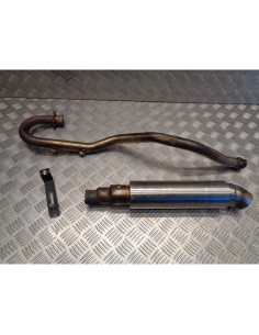 pot echappement collecteur silencieux non origine moto derbi 125 senda baja sm s