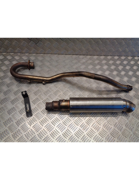 pot echappement collecteur silencieux non origine moto derbi 125 senda baja sm s
