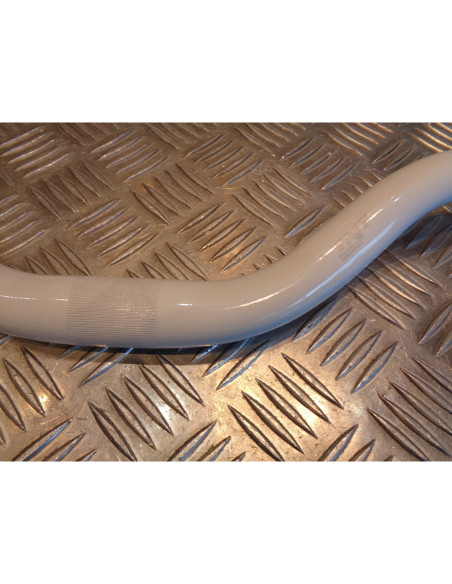 guidon alu blanc street bike oversize pour potence scooter