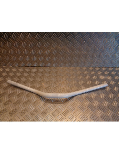 guidon alu blanc street bike oversize pour potence scooter
