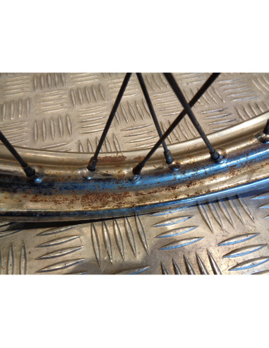 roue jante avant 15 x 1.50 mini moto cross italjet 50 fast boy morini