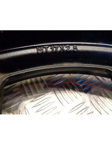 jante roue avant supermotard moto hanway 50 sm etait montee sur mbk x limit yama