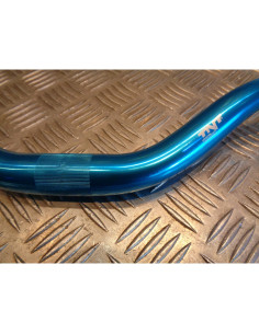 guidon alu bleu street bike oversize pour potence scooter 2