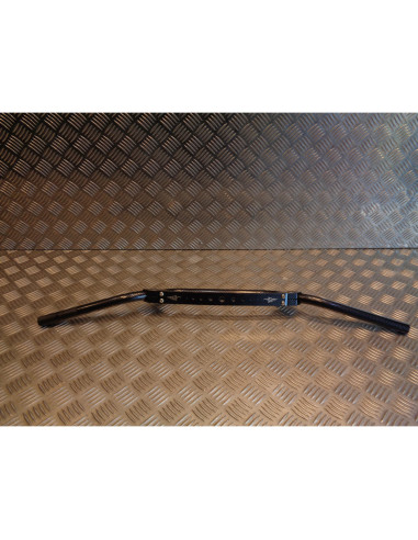 guidon alu carbone highway diam 22 avec barre renfort universel moto mecaboite c