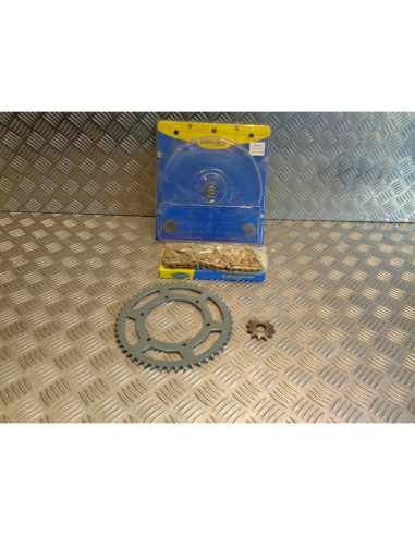 kit chaine renforce pas 420 pignon 12 x couronne 52 dents moto peugeot 50 xp6 sa