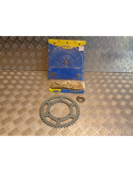 kit chaine renforce pas 420 pignon 12 x couronne 52 dents moto peugeot 50 xp6 sa