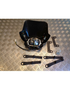 plaque phare tete fourche carbone universel adaptable moto enduro trail mecaboit 2